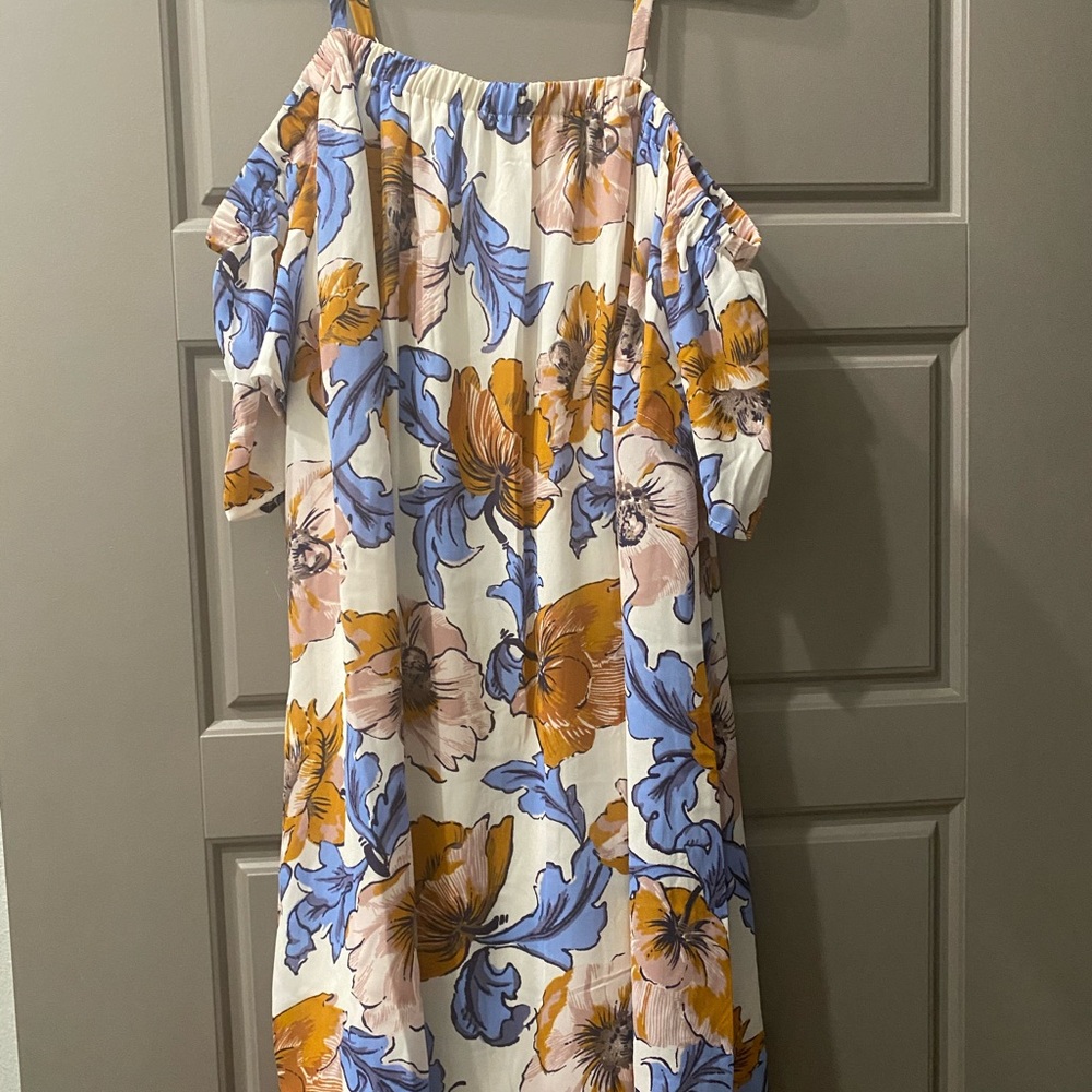 Floral Off-the-Shoulder Dress